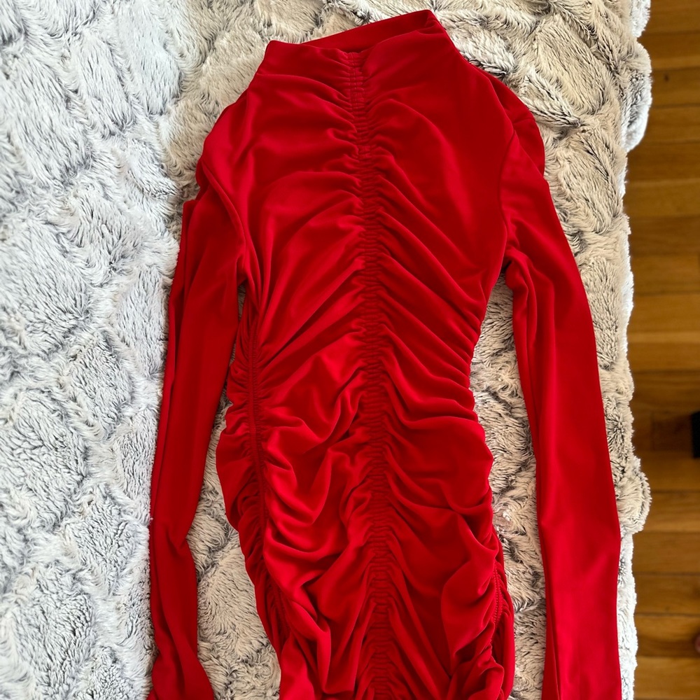 Red dress